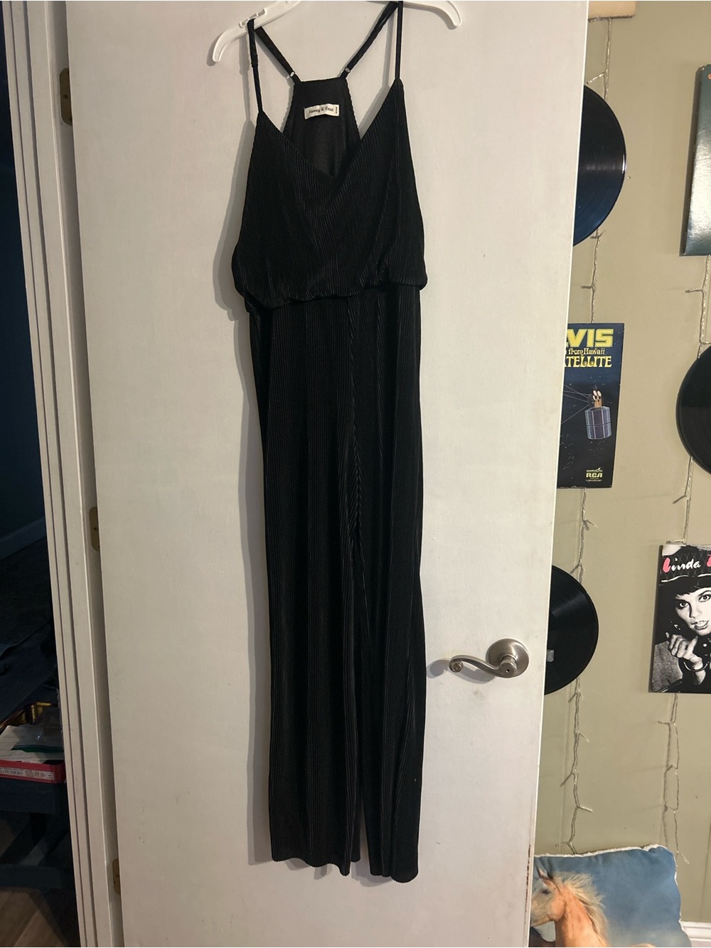 Women’s black jumpsuit